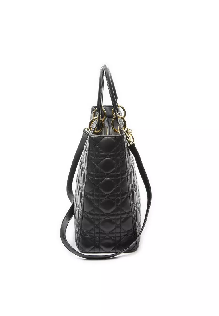 Pre-Loved Large Lady Dior Zip