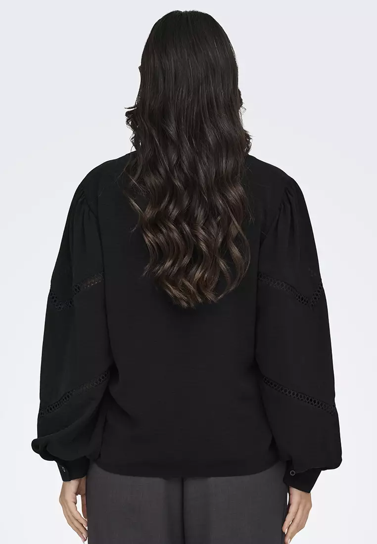 Lion Life Long Sleeve V-Neck Volume Top