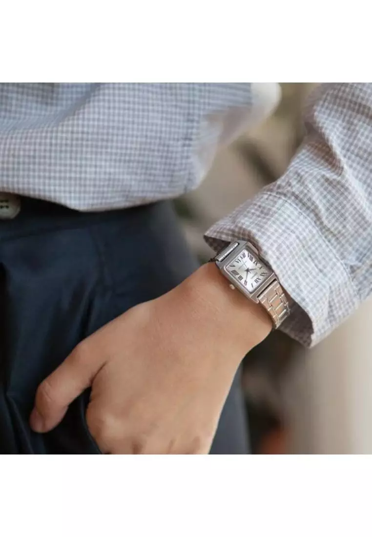 Women's Analog Watch LTP-V007D-7B Silver Stainless Steel Watch