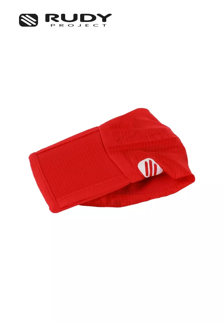 Emblem Logo Foldable Cap – Red | Packable | Performance Headwear