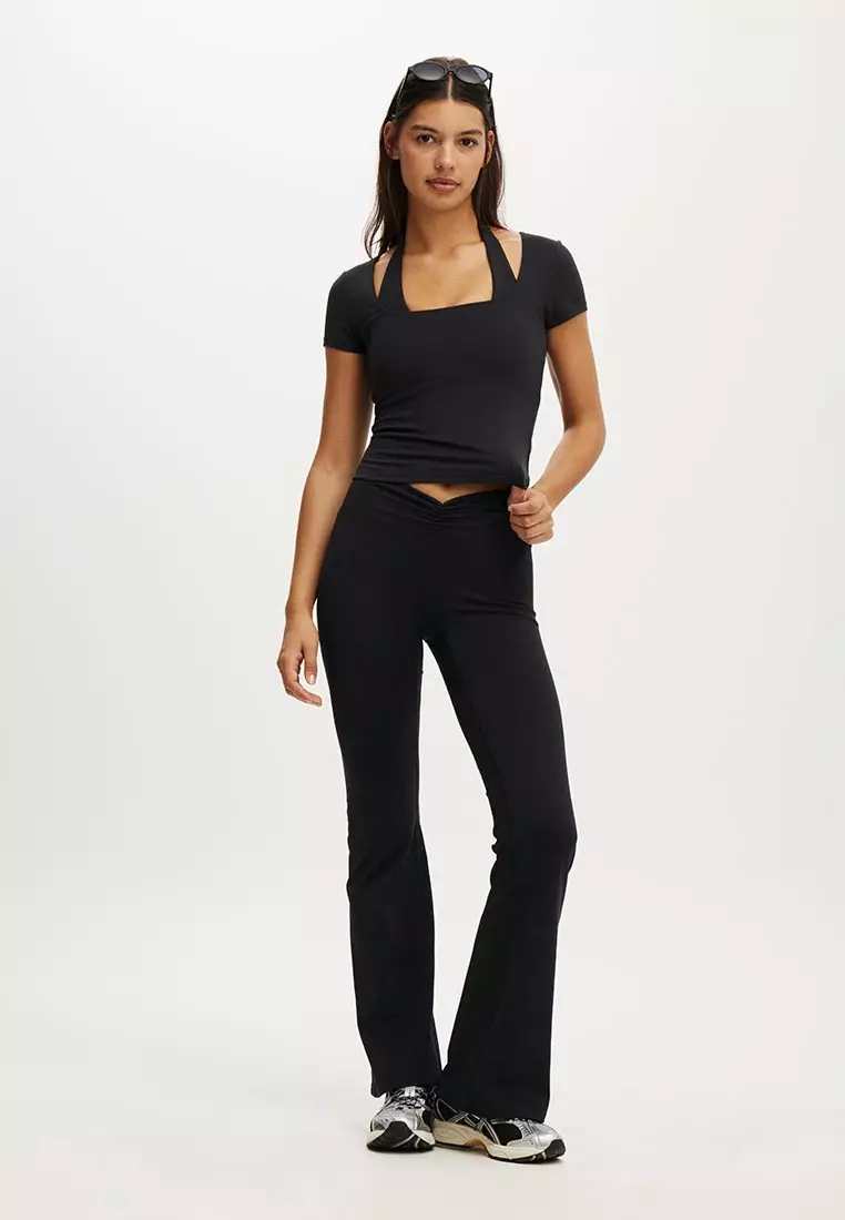 Ultra Soft Square Neck Fitted T-Shirt