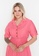 Trendyol pink Plus Size Smock and Buttons Woven Dress E97D6AA5AEF081GS_4
