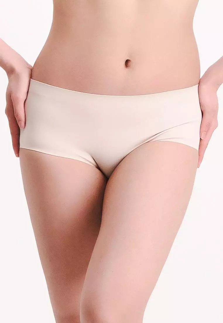 Beige color Seamless No Show Panty underwear, Hipster, Buy Online