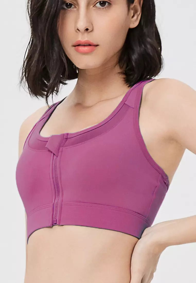 Buy LYCKA BMY3015 Korean Style Lady Shockproof Sport Bra Pink in Pink 2024  Online