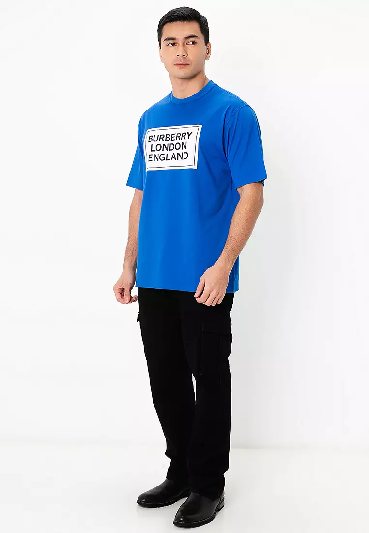 Buy Burberry Ellison Box Logo T-Shirt (nt) 2025 Online | ZALORA