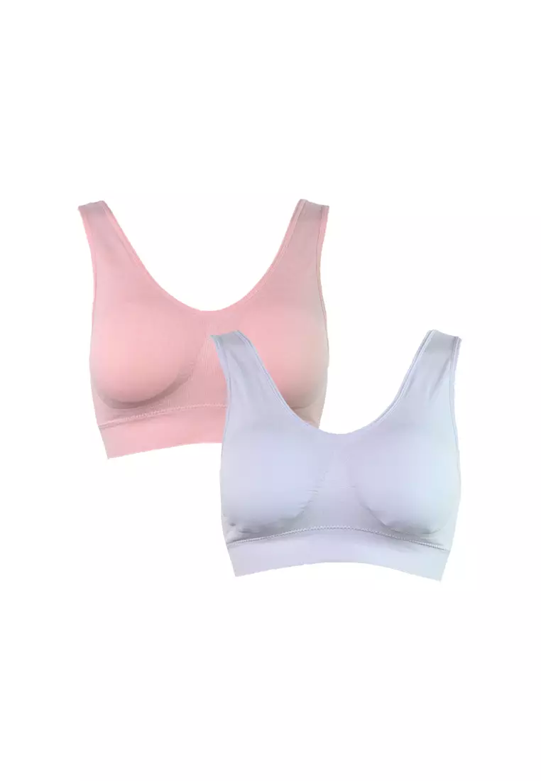 2 In 1 Simply Fidelia Daily Comfort Bra Non Wire Seamless Bra For Women