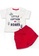 Toffyhouse white and red Toffyhouse little captain shorts & t-shirt set 2CB7DKAC4BD52CGS_1