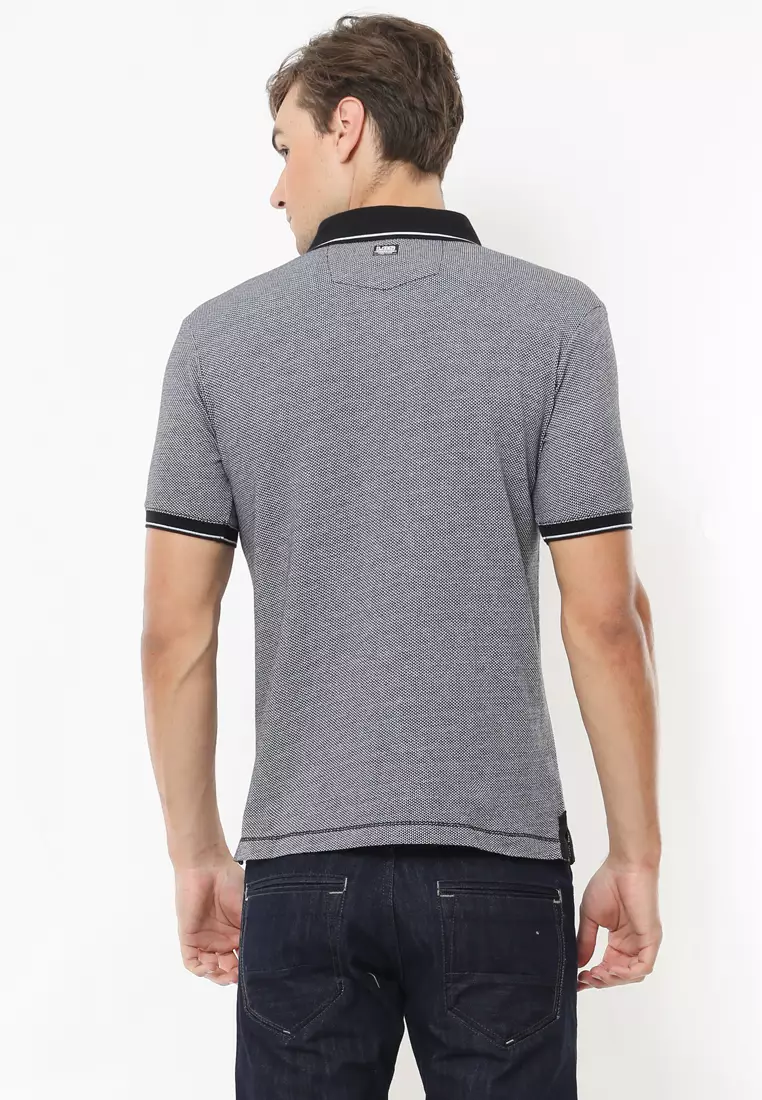 LGS - Kaos Polo Pria - Motif Polos - Katun Premium - Warna Abu Muda - JTS.324.M2507F.01.C