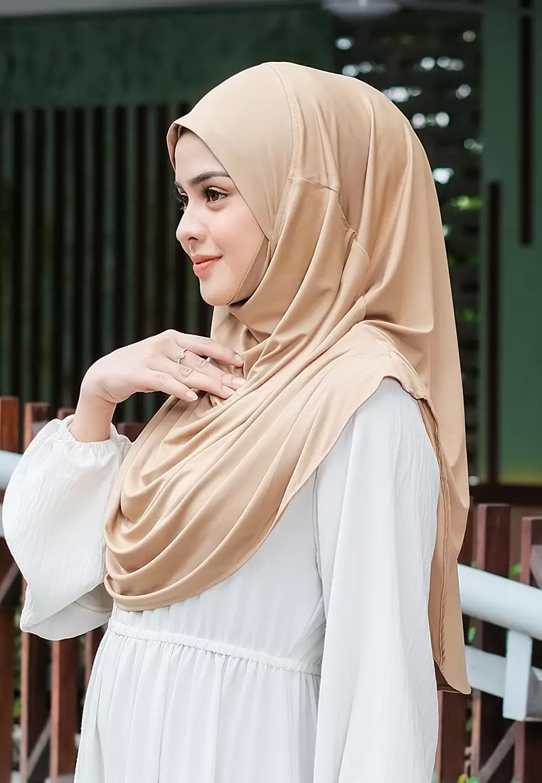 HIJAB INSTAN FATHIA - CREAM