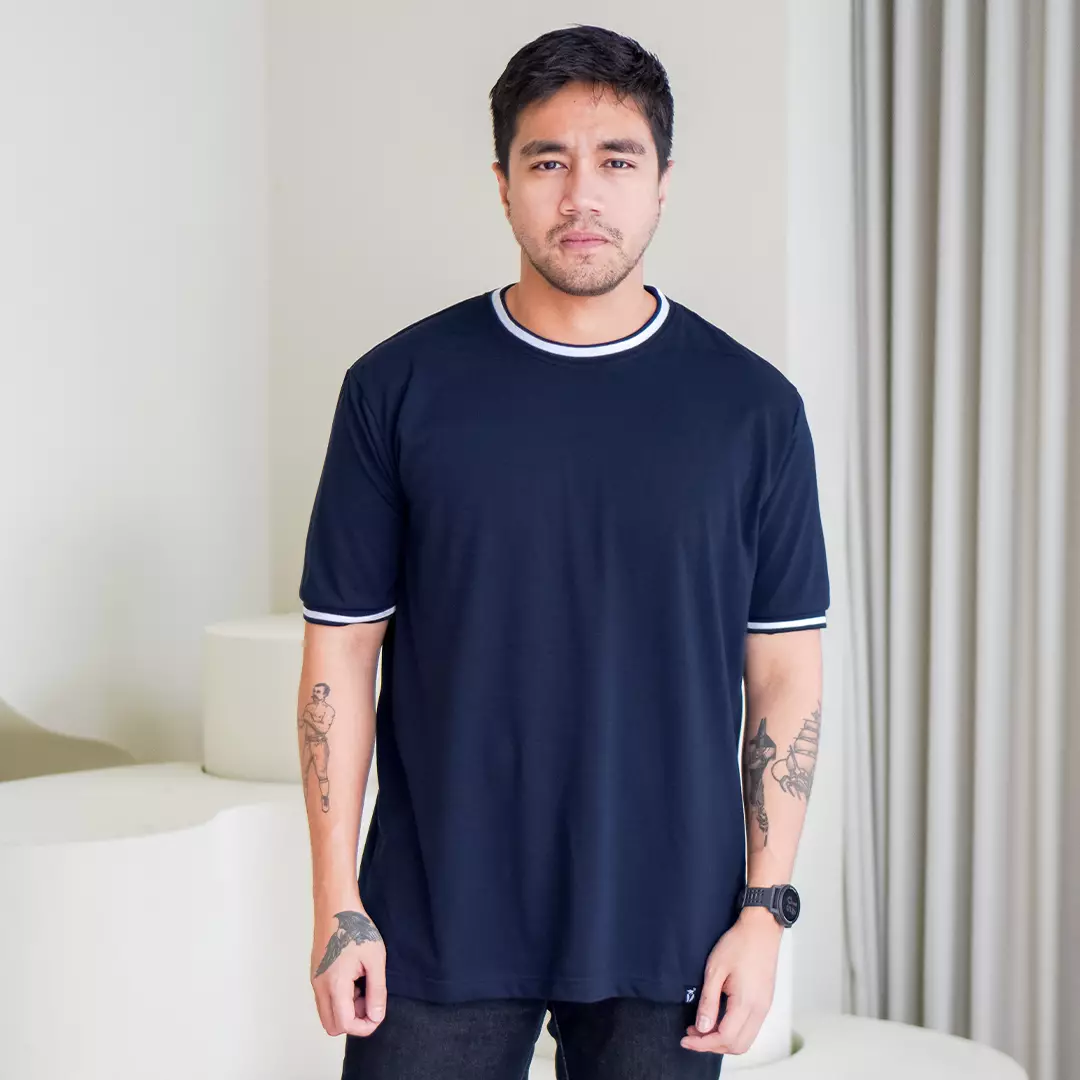 MATSUDA Kaos Polos Pria T shirt Relaxed Fit Oshu