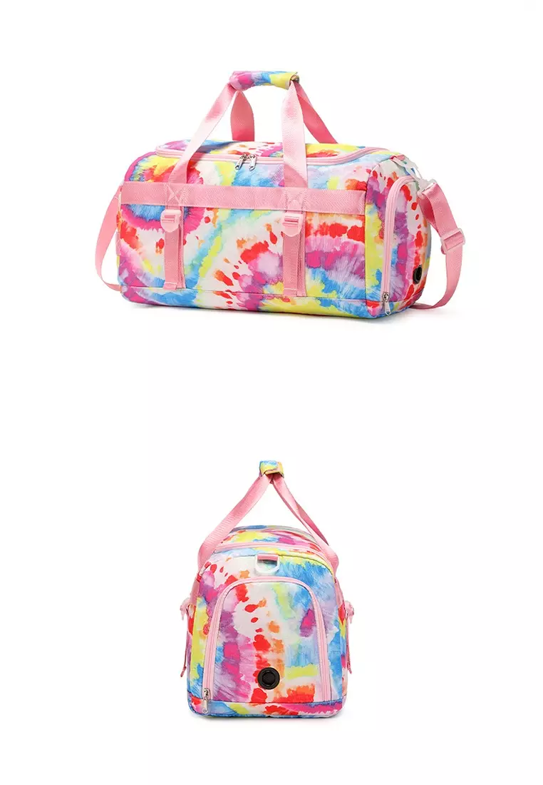 Stowable Duffel Bag With Shoes Compartment