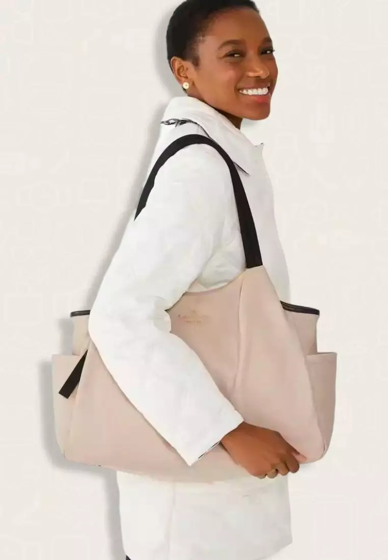 Kate Spade Chelsea Colorblock Baby Bag Warm Beige Multi