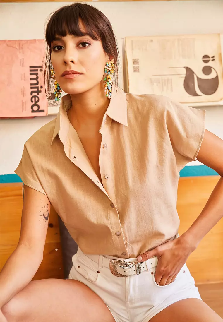 Stone Bat Linen Shirt