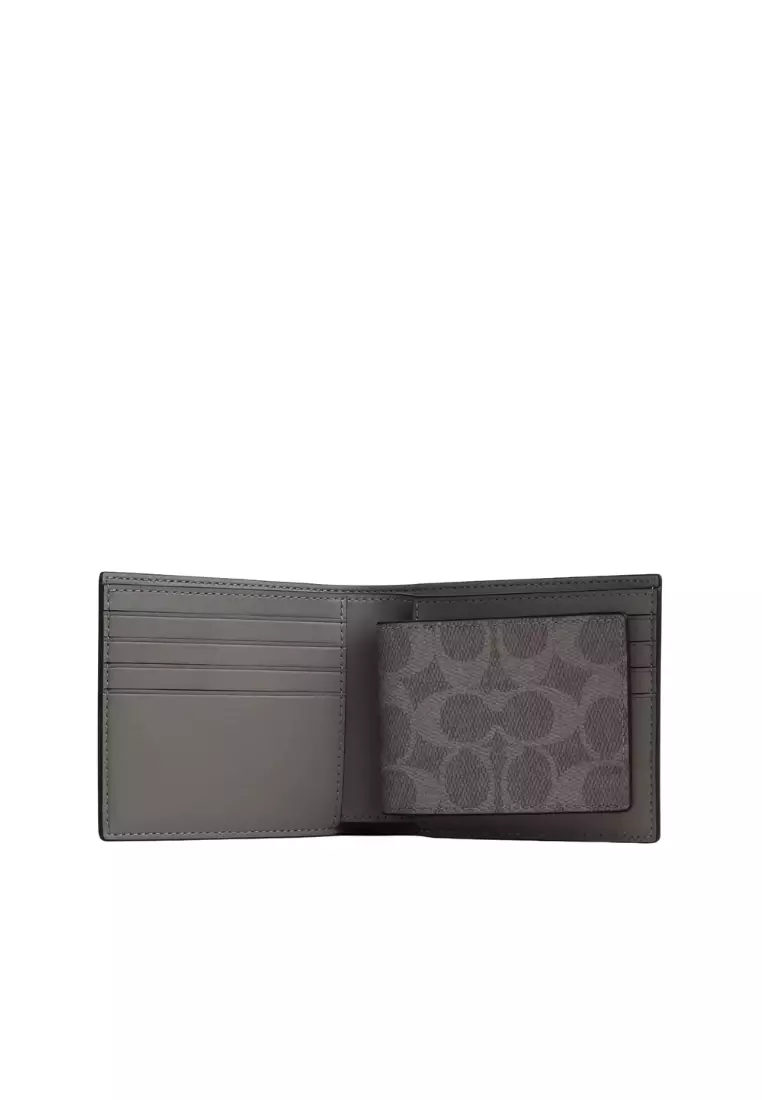 Buy Coach Coach 3-In-1 Wallet With Patches In Grey Multi CCG27 2026 ...