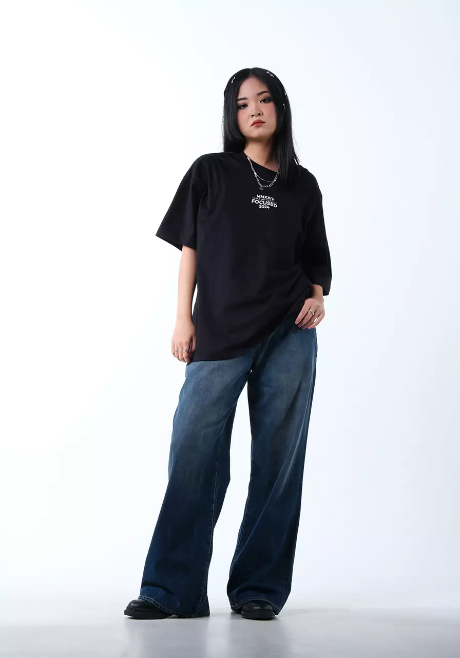 Kaos Oversize Unisex Seoul Black