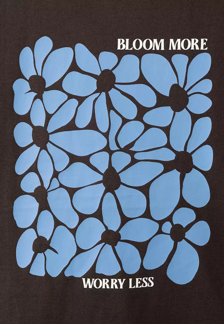 Printed Cotton-Blend T-Shirt