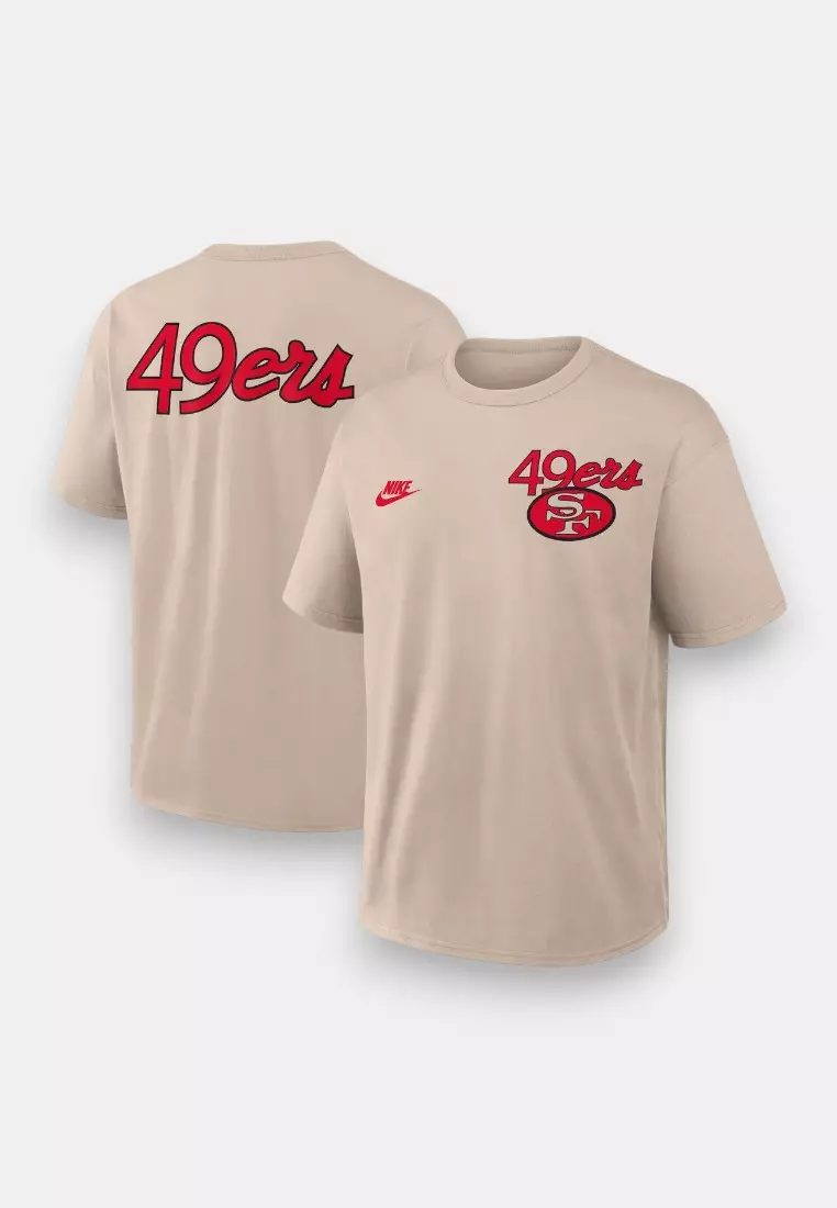 NFL San Francisco 49Ers Crew Neck T-Shirt for Men Rewind Collection [6Q3]