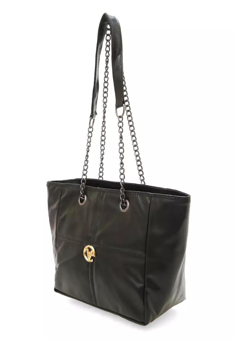 Priskila Tas Selempang Wanita Design Elegant Premium Quality - Black