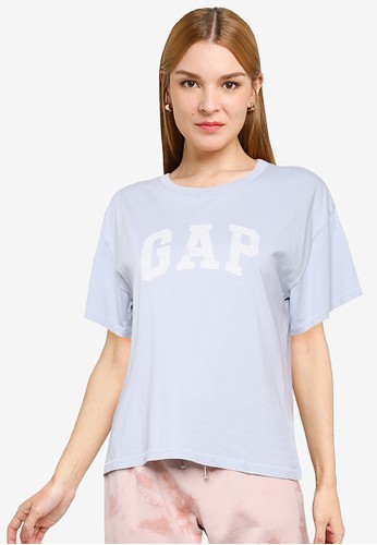 GAP blue Logo Easy Heavyweight T-Shirt 66C74AA828387EGS_1