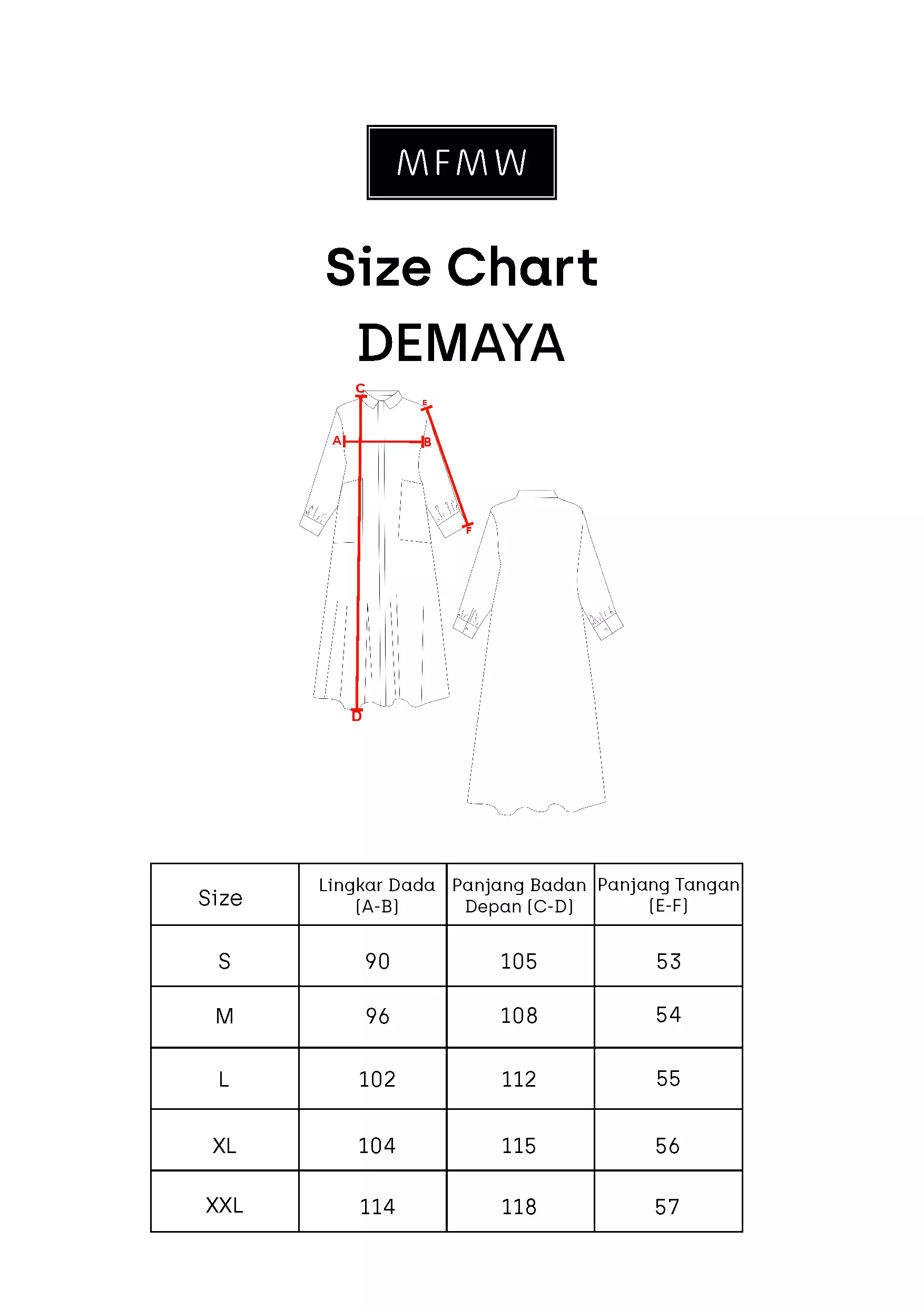 MFMW Demaya Midi Dress Merah Motif Kotak