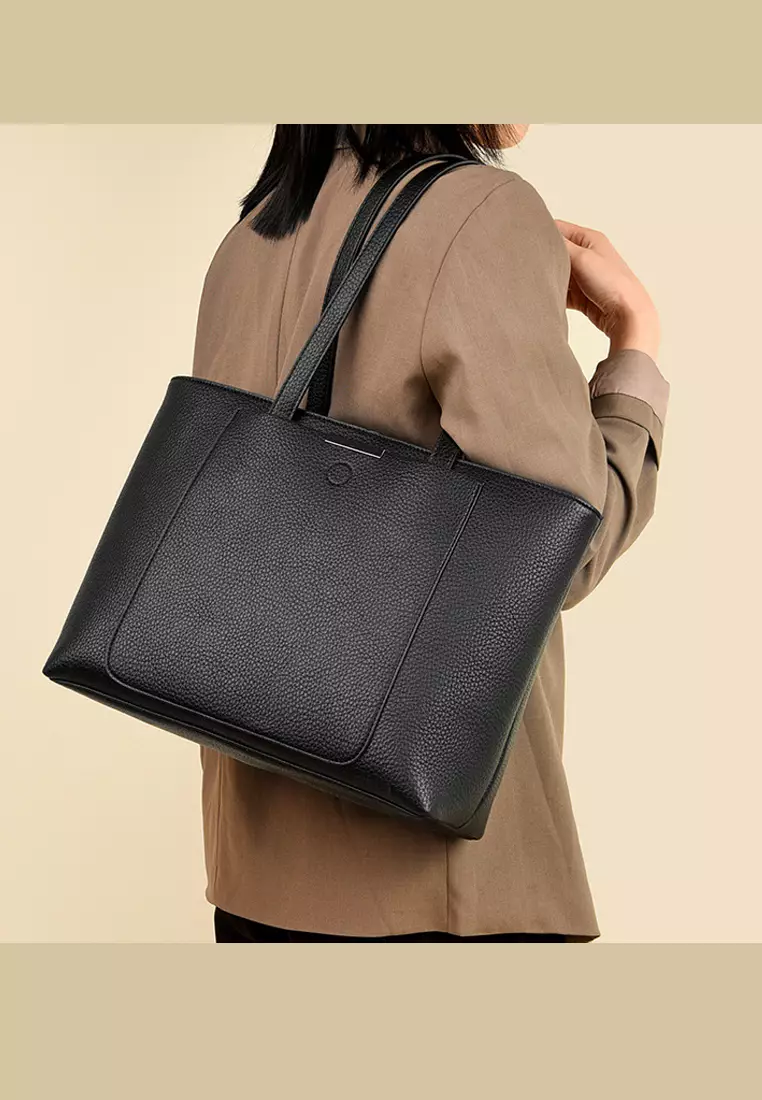 Minimalistic Chic Faux Leather Tote Bag JW HD-H6214