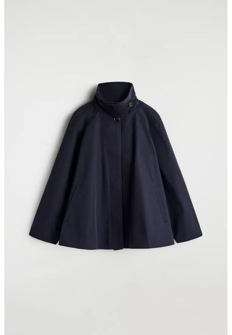 A-LINE COTTON-TWILL JACKET