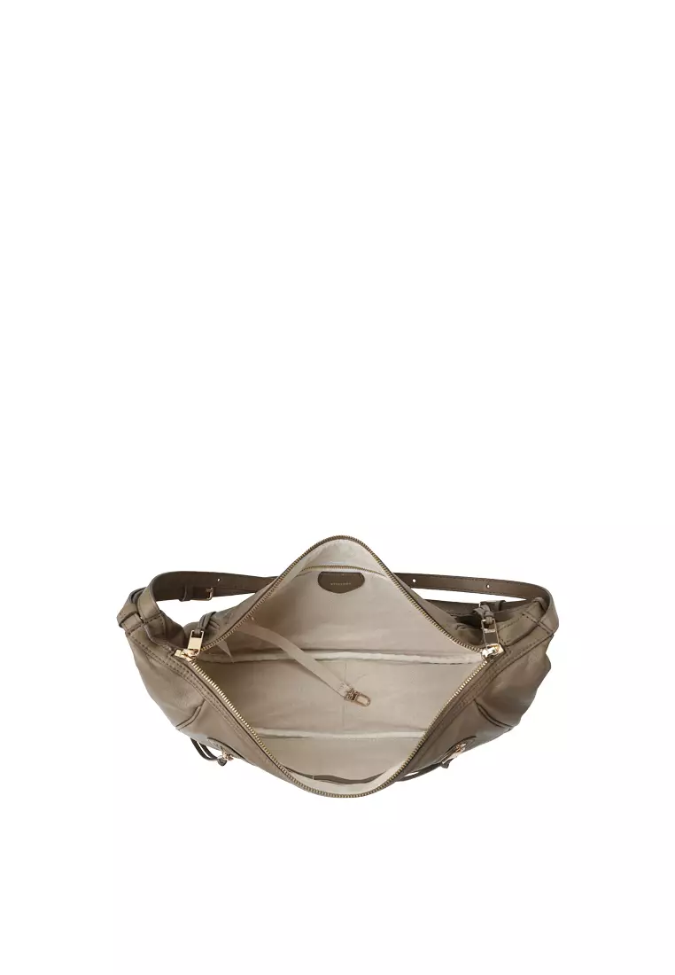 Ursula V11 2-Way Drape Hobo / Crossbody Bag - Olive