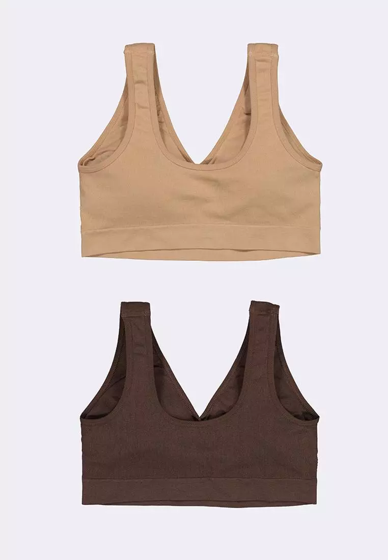 Buy BENCH Women's 2-in-1 Pack Seamless Bra 2026 Online | ZALORA Philippines