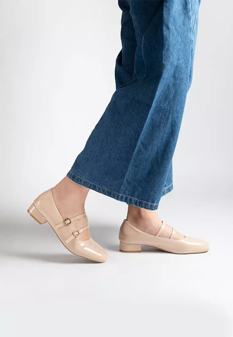 Fiore Mary Jane Glossy Straps
