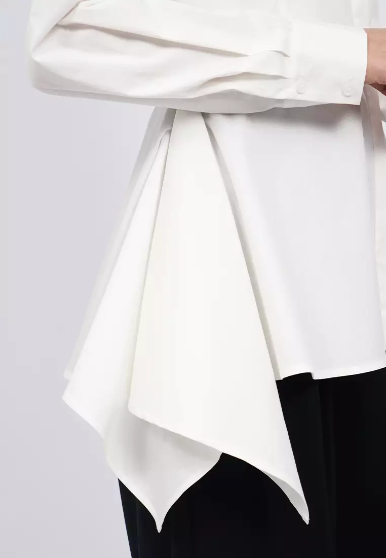 Handkerchief Peplum Shirt