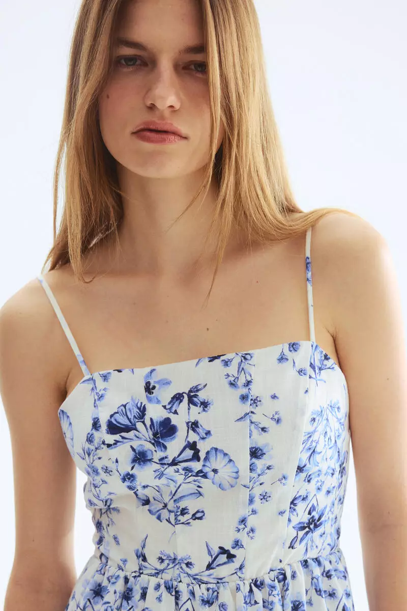Strappy midi dress