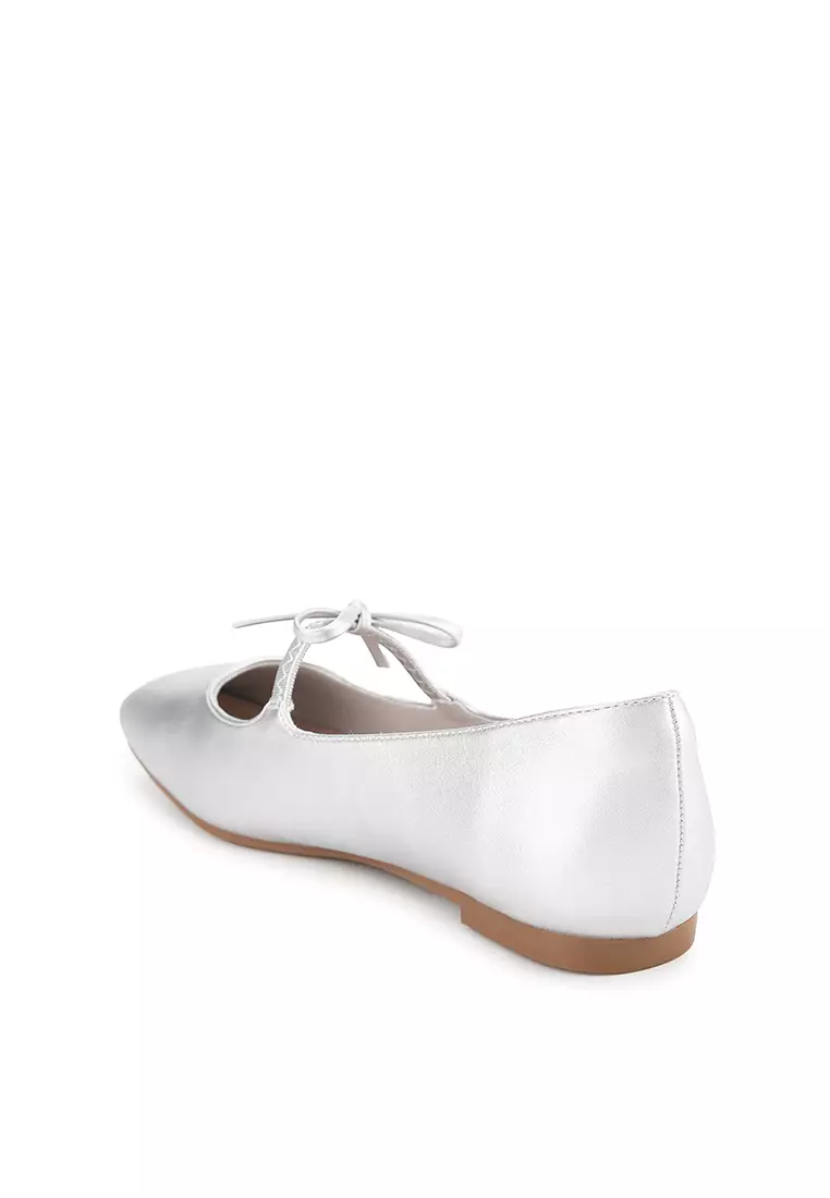 Honey J2475-12 Flat Shoes Silver