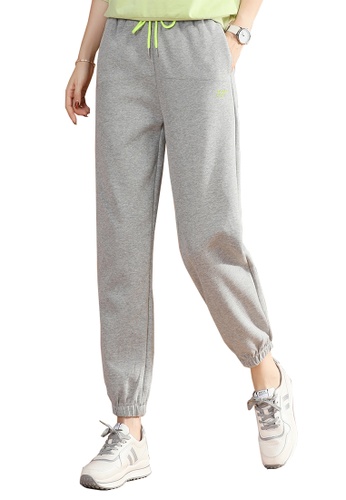 A-IN GIRLS grey Elastic Waist Casual Trousers AA95AAA25655A3GS_1