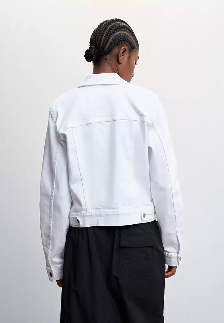 Buy Mango Pocketed Denim Jacket 2024 Online ZALORA Philippines
