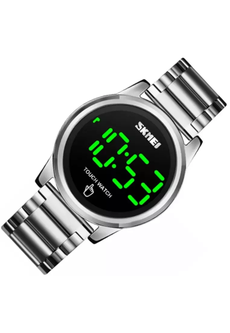 Jam Tangan Digital Pria Waterproof Many Function Strap Tali Material Stainless Steel BY59 ORIGINAL
