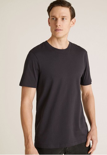 MARKS & SPENCER multi Slim Fit Pure Cotton Crew Neck T-Shirt 35487AA9293305GS_1