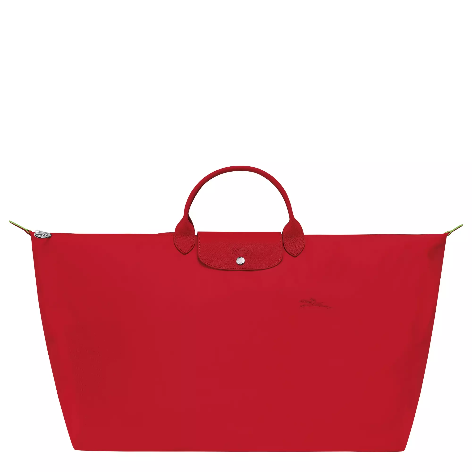 Le Pliage Green XL Travel Bag Red Tomato - Main Image