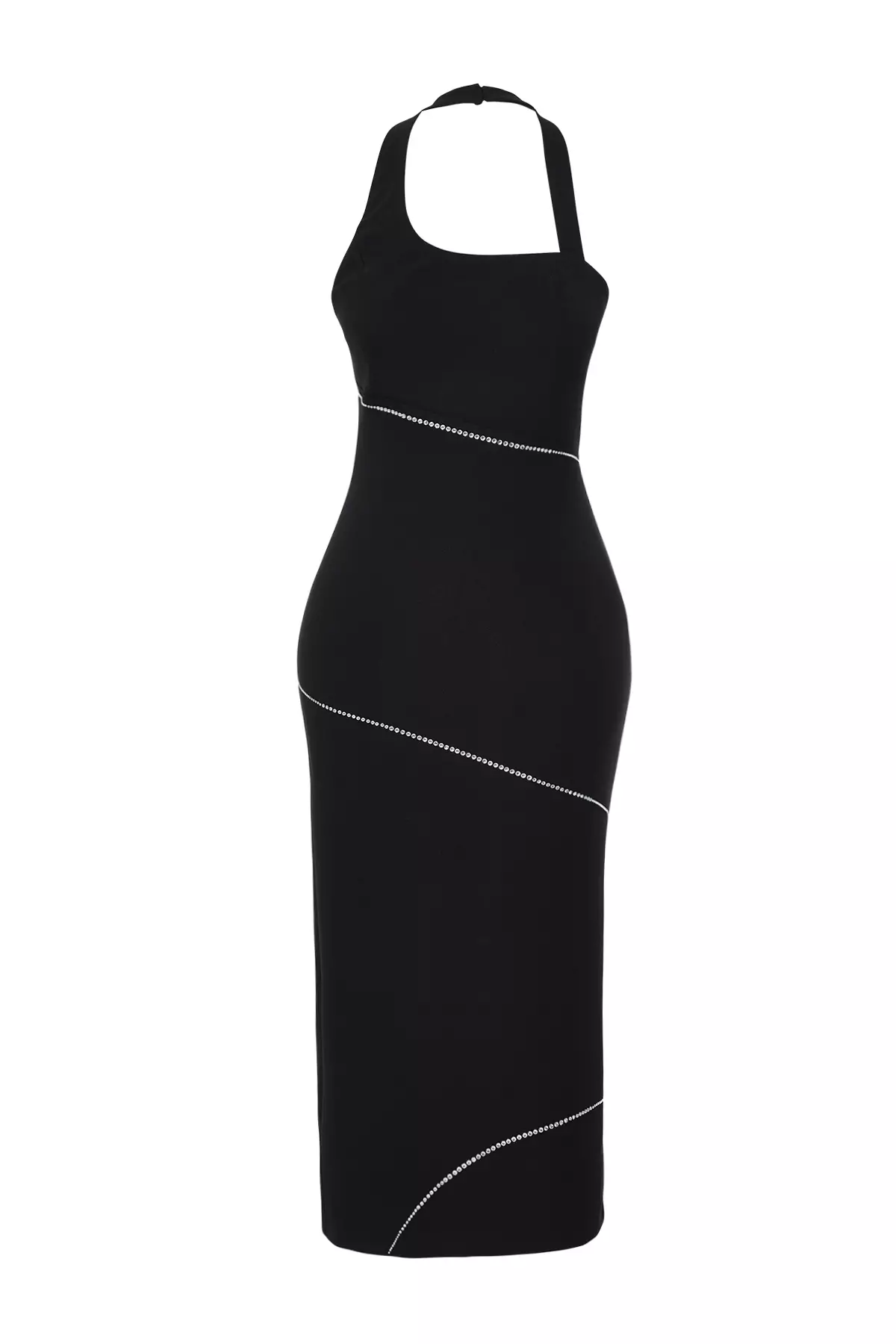 Straight Midi Sleeveless Stylish/Night Fitted Dress