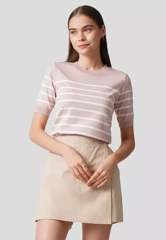 Breton Striped Knit Top