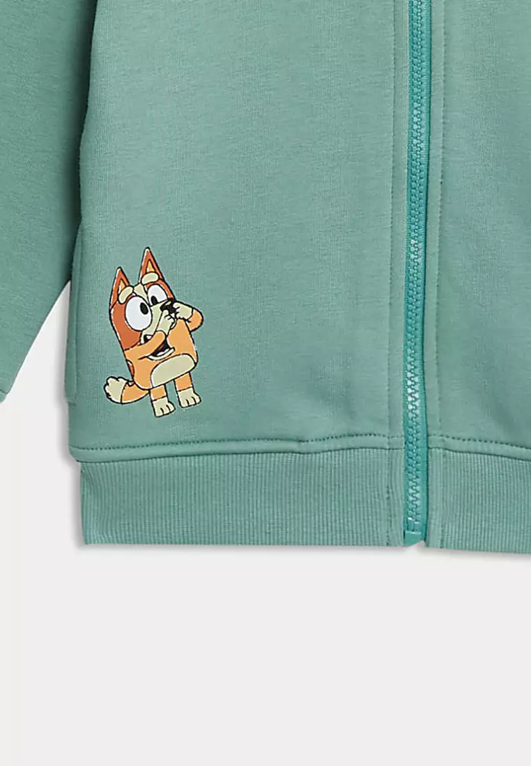 Cotton Rich Bluey Zip Hoodie