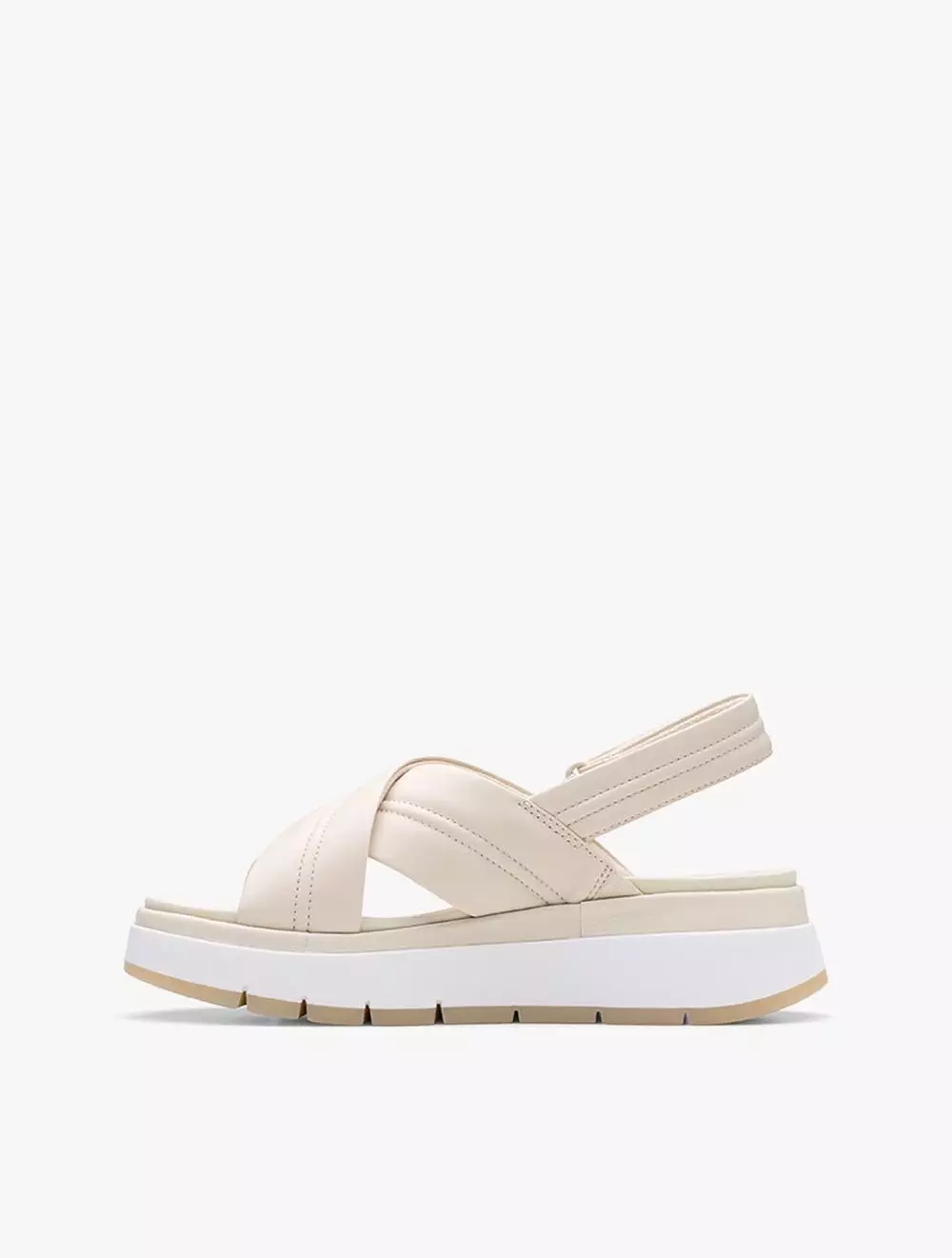 Clarks Tuscan Cross Cream Leather