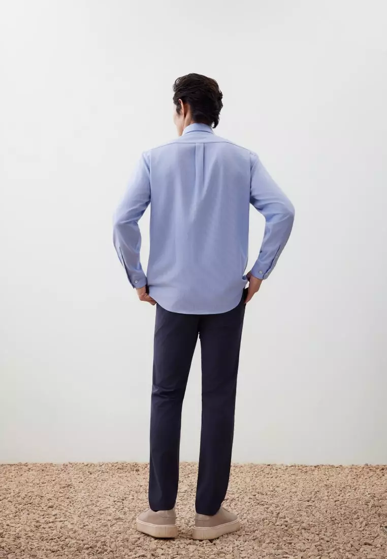 G2000 2-Side Brush Comfort Fit 2 Tone Casual Shirt