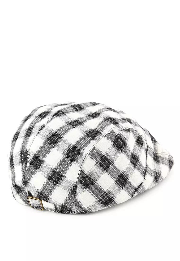 Plaid Flat Cap