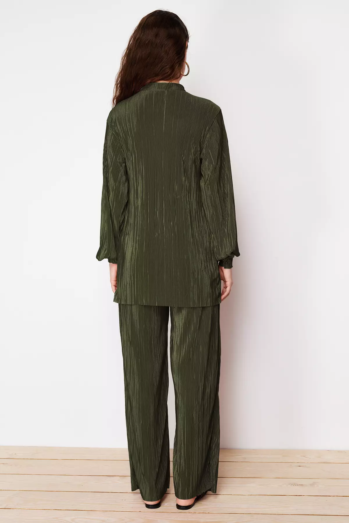 MODEST Pleated Knitted Bottom-Top Set