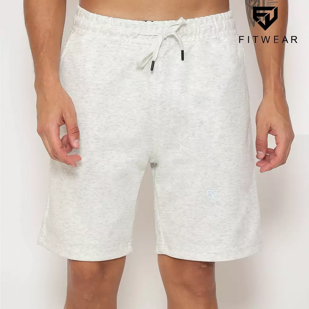 Fitwear - Celana Pendek Olahraga Pria JAYDEN BASIC SHORT - LIGHT GRAY