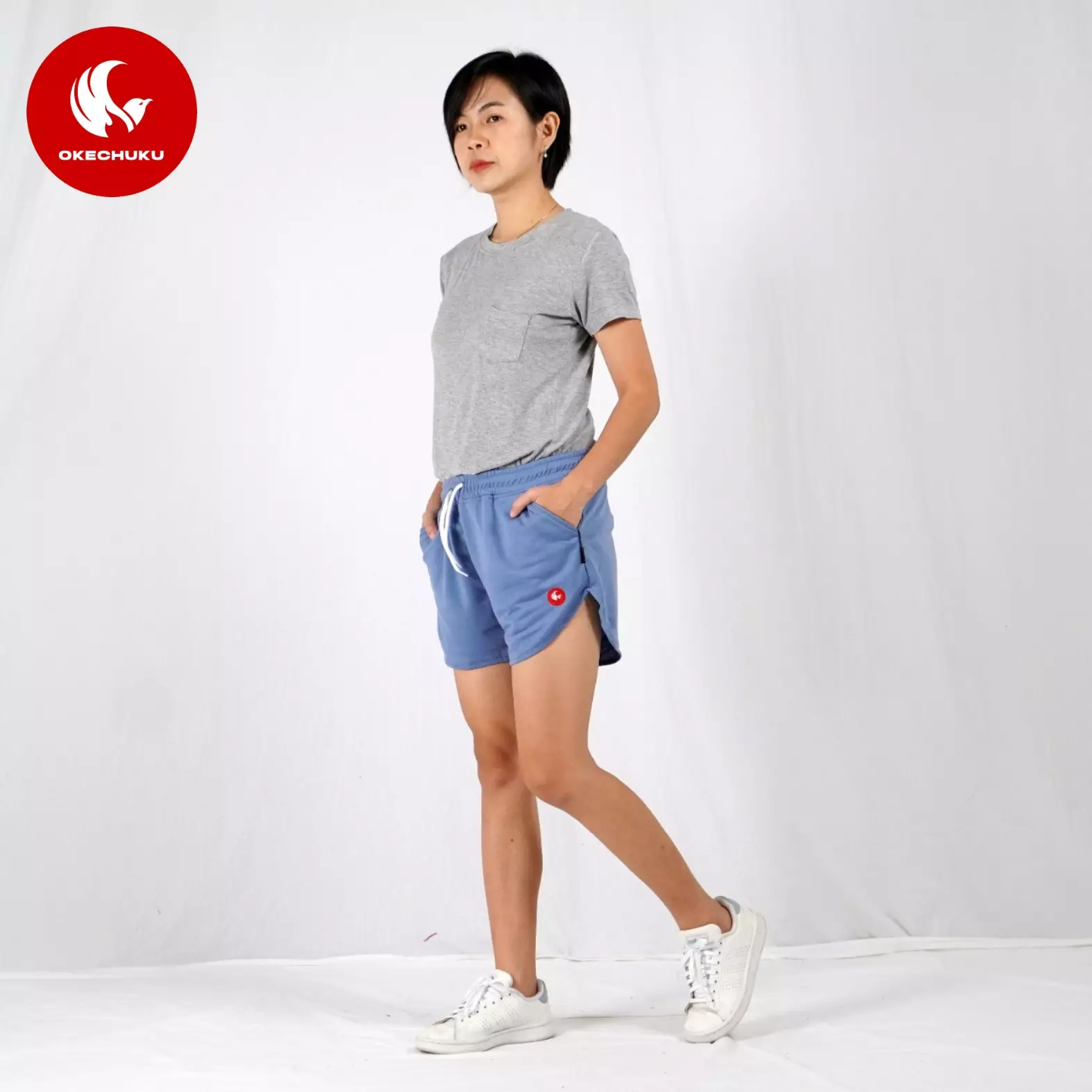  MINI Celana Pendek Wanita Celana Olahraga Short Pants Wanita - DENIM