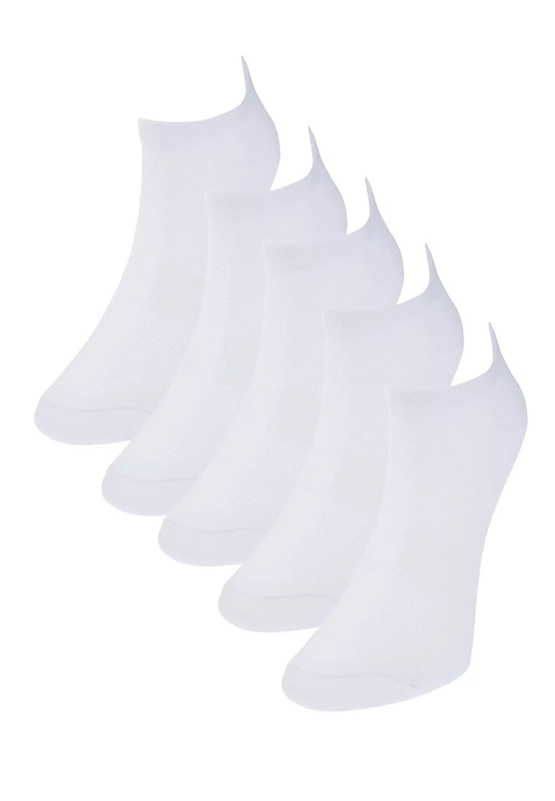 網上選購Trendyol White 5-Pack Knitted Sports Socks 2024 系列