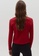 OVS red Long-Sleeved T-Shirt With Faux Buttons A3273AAF414004GS_2