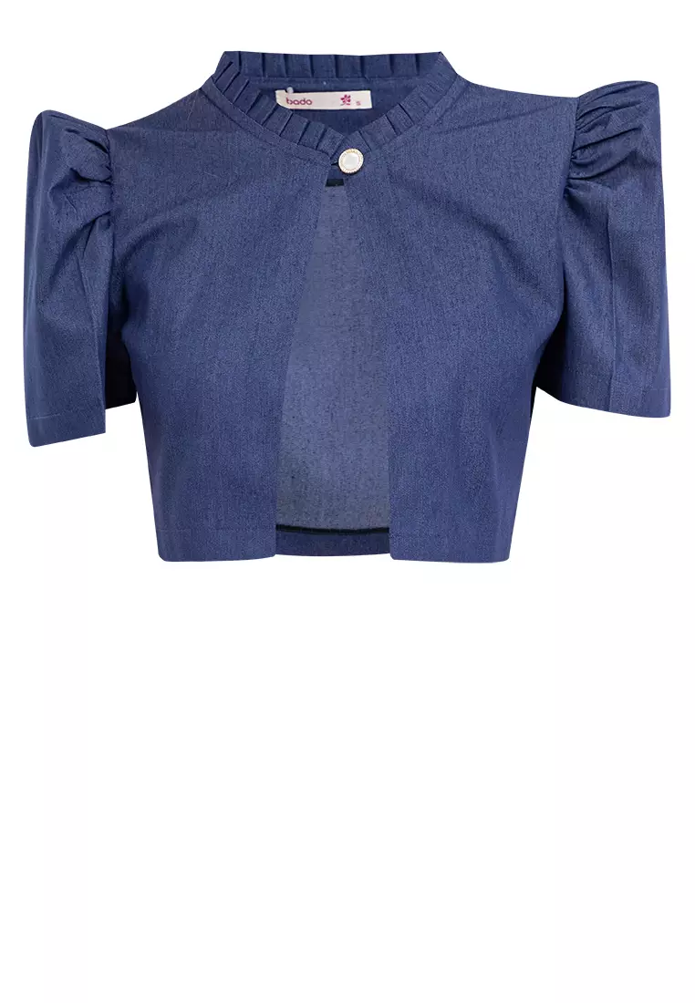 AMANI Denim Filipiniana Bolero