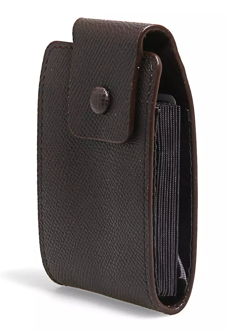 Dompet Kartu Pria Card Wallet Many Slot Simple Design Material Leather ORIGINAL